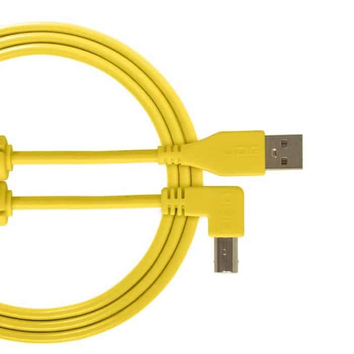 UDG Ultimate Audio Cable USB 2.0 A-B Yellow Angled 3M