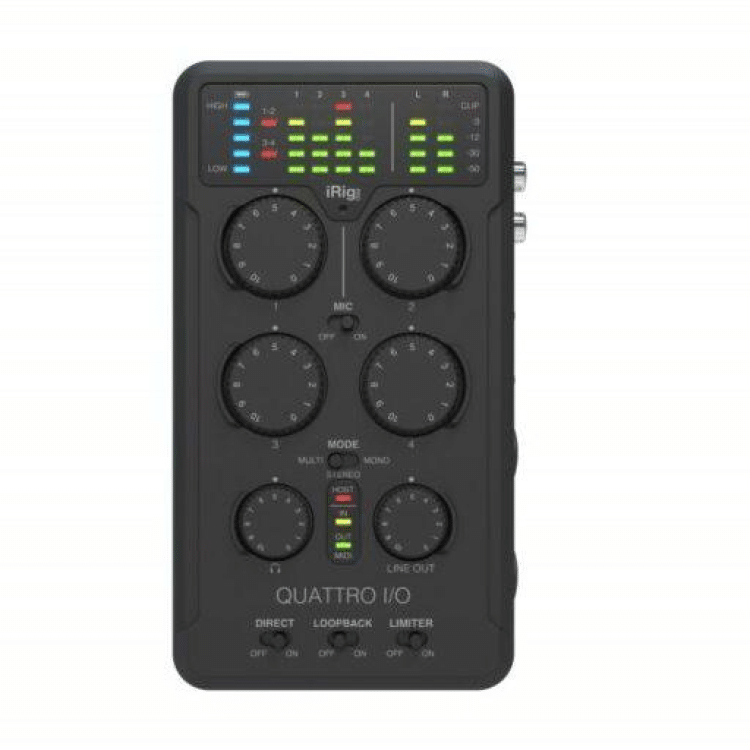 כרטיס קול IK Multimedia iRig Pro Quattro I/O