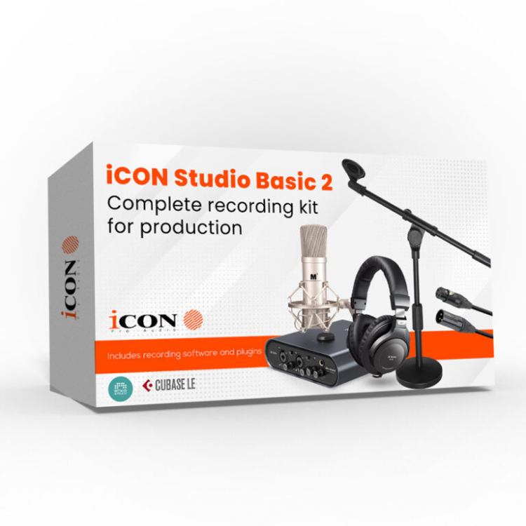 ערכת הקלטה והפקה מתקדמת Icon Studio Basic 2