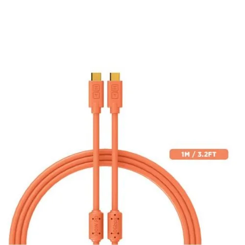 DJ TechTools Chroma Cables USB-C to C Orange