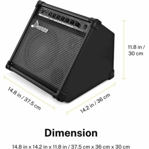 ⁦מגבר לתופים אלקטרוניים DONNER 35W DDA-35⁩ – תמונה ⁦3⁩