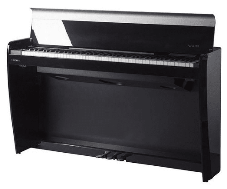 פסנתר חשמלי רהיט בצבע שחור בגימור מבריק Dexibell VIVOH7BKP