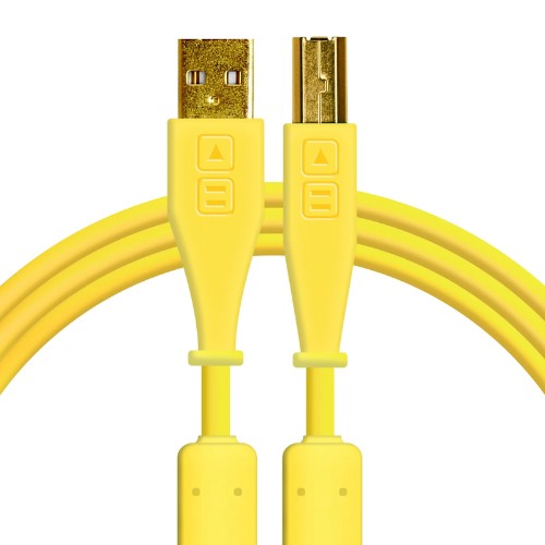 DJ TechTools Chroma Cables USB-A to B Yellow