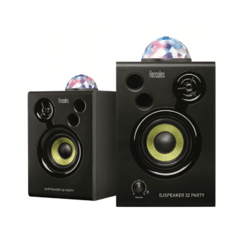 זוג מוניטורים עם מערכת לד Hercules DJSPEAKER 32