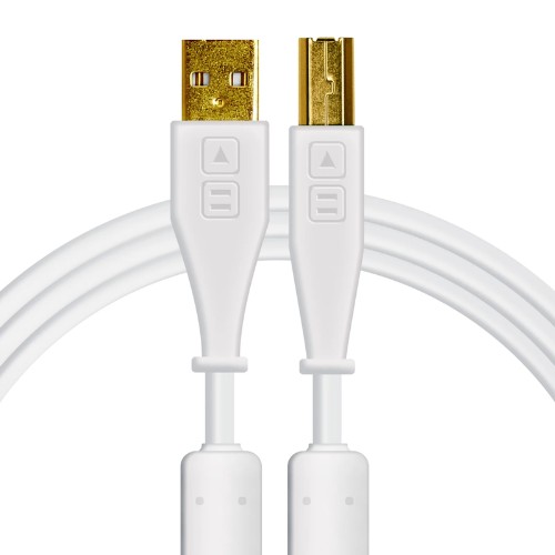 DJ TechTools Chroma Cables USB-A to B White
