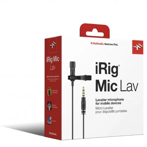 מיקרופון דש זעיר IK Multimedia iRig Lav