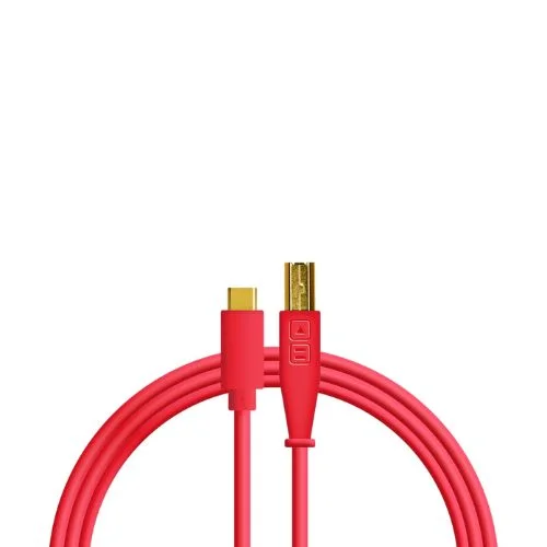DJ TechTools Chroma Cables USB-C to B Red