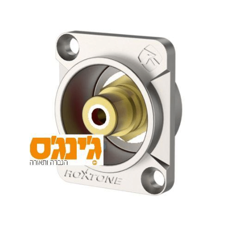 מחבר RCA F לבן Roxtone