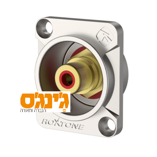 מחבר RCA F אדום Roxtone