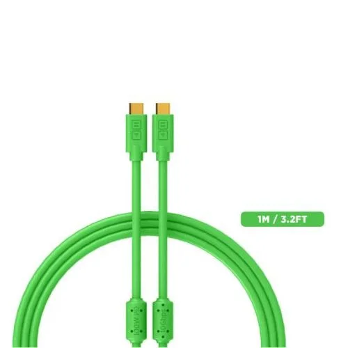 DJ TechTools Chroma Cables USB-C to C Green