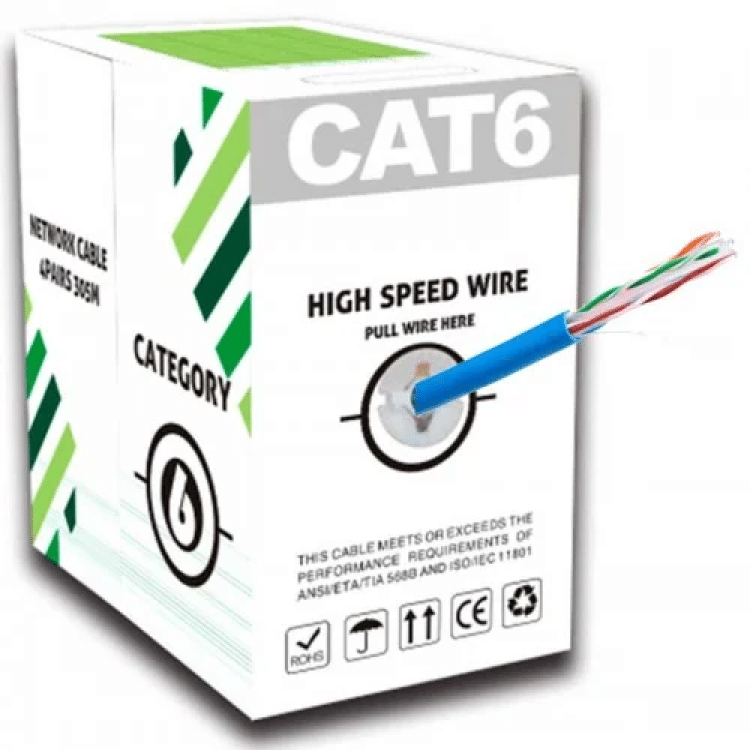 גליל כבל רשת CAT6 באורך 305 מטר Alder L501