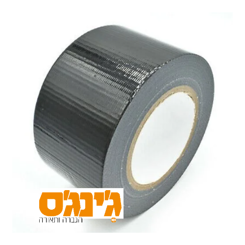 דבק גאפה שחור רחב 50 מטר Alder GAFA-75X50B