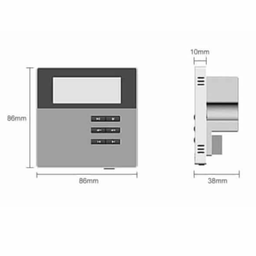 ⁦ערכת הגברה לעסק ולבית POLMAN M2B KIT 20W⁩ – תמונה ⁦3⁩