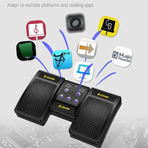 פדל אלחוטי Donner Wireless Page Turner Pedal