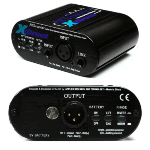 קופסאת DI אקטיבי ART PRO AUDIO XDirect