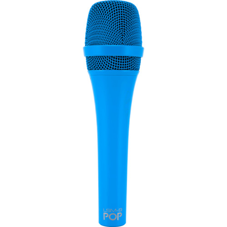 MXL POP LSM-9 מיקרופון פרימיום דינמי לשירה בצבע כחול
