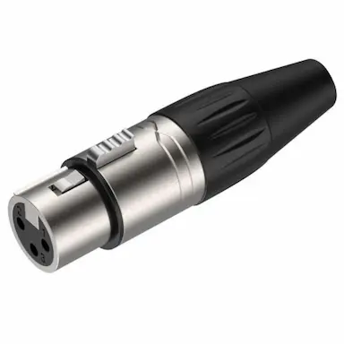 מחבר XLR נקבה Roxtone RX3FP-NT