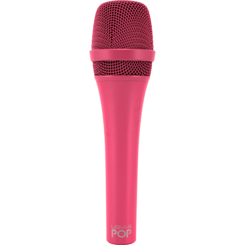 MXL POP LSM-9 מיקרופון פרימיום דינמי לשירה בצבע וורוד