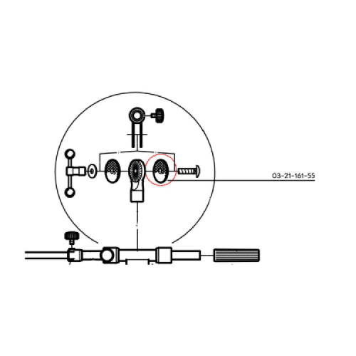 דיסקית גומי 3 מ”מ 21090 Konig & Meyer