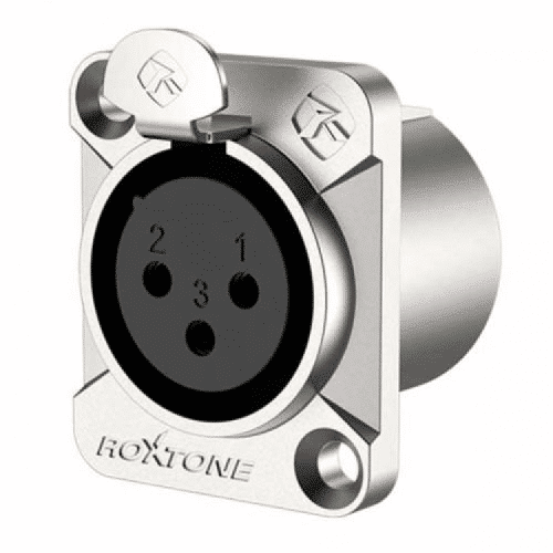 שקע XLR לפאנל Roxtone