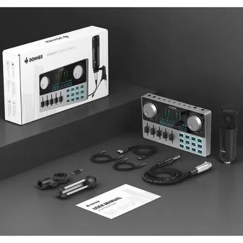ערכת פודקאסט Donner PodCard Podcast Bundle