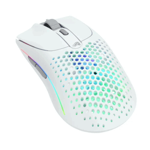 עכבר גיימינג אלחוטי לבן Glorious Model O 2 Wireless