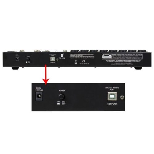 ⁦מיקסר Peavey PV-14 BT⁩ – תמונה ⁦3⁩