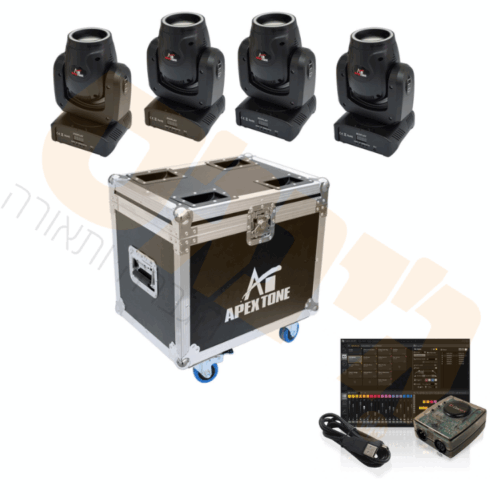 חבילת תאורה פנסים חכמים Apextone BEAM 100 + Daslight