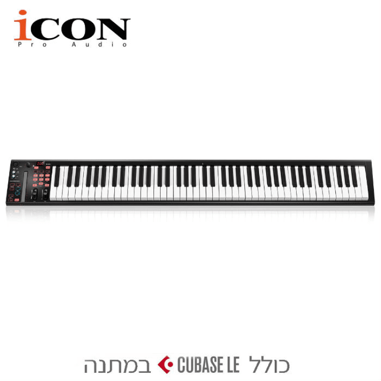 מקלדת שליטה 88 קלידים בשילוב כרטיס קול ICON iKEYBOARD 8S