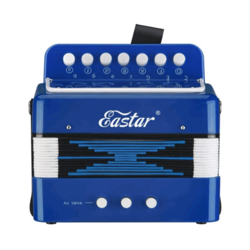 אקורדיון לילדים בצבע כחול EASTAR EB0001