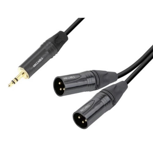 כבל XLRX2 – PL3.5 אורך 5 מטר ABC CABLS
