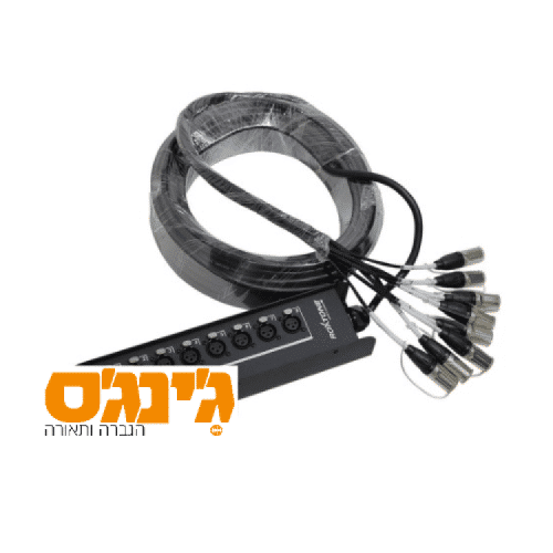 מולטי כבל 20 מטר 8 ערוצים Roxtone