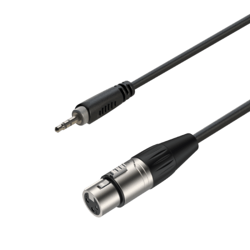 כבל XLR F – PL3.5 באורך 3 מטר Roxtone