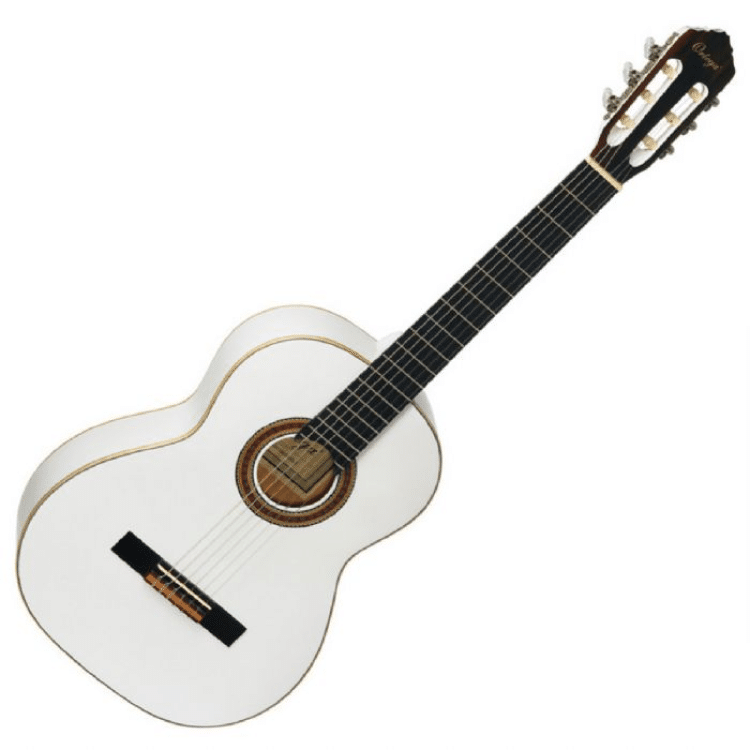 גיטרה קלאסית בצבע לבן Ortega R121WH