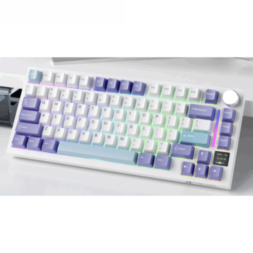 מקלדת גיימינג לבן סגול X820Ultra
