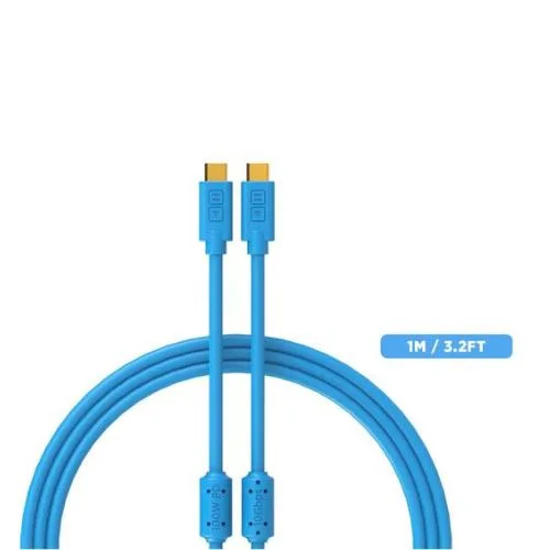 DJ TechTools Chroma Cables USB-C to C Blue