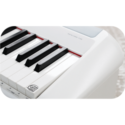 ⁦פסנתר חשמלי לבן Pearl River P-200⁩ – תמונה ⁦3⁩