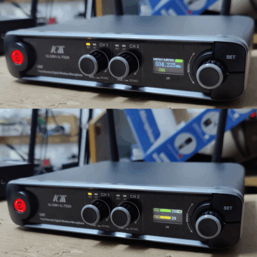 זוג מיקרופונים אלחוטיים ICM IU-2081-IL-TD25