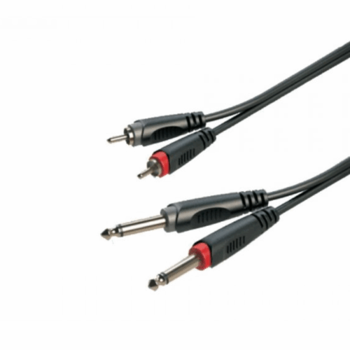 כבל כפול PL – RCA באורך 6 מטר Roxtone