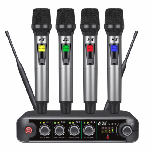 סט 4 מיקרופונים אלחוטיים ICM TD IU-2070 X4