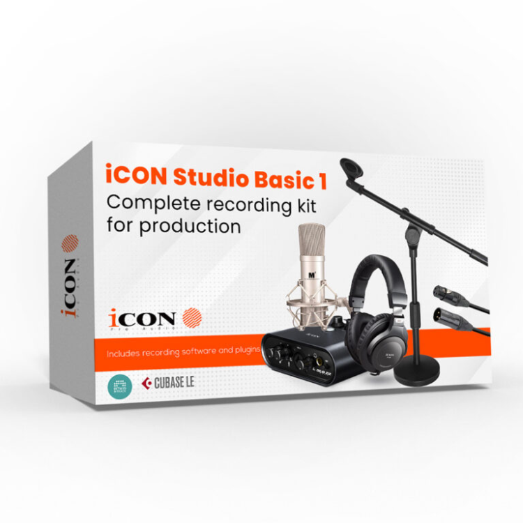 ערכת הקלטה והפקה מתקדמת Icon Studio Basic 1