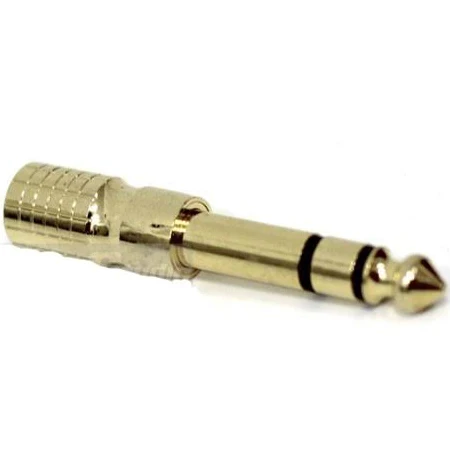 מתאם PL3.5F - PL6.3M סטריאו RA034 GOLD