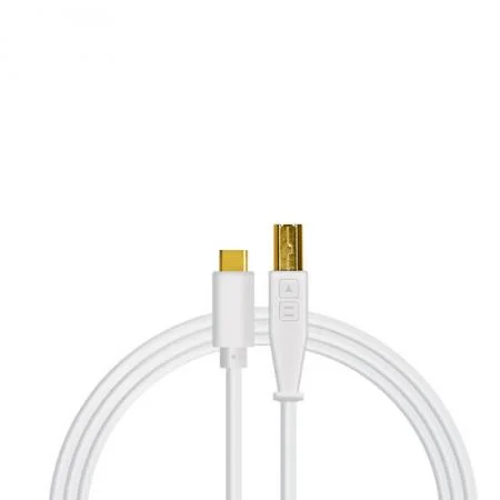 DJ TechTools Chroma Cables USB-C to B White