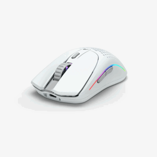עכבר גיימינג אלחוטי לבן Glorious Model O 2 Wireless