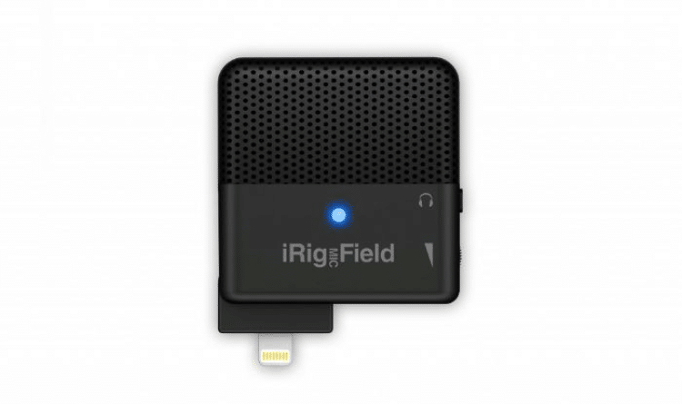 מיקרופון סטריאפוני נייד iRig Mic Field למכשירי אפל מבית IK Multimedia