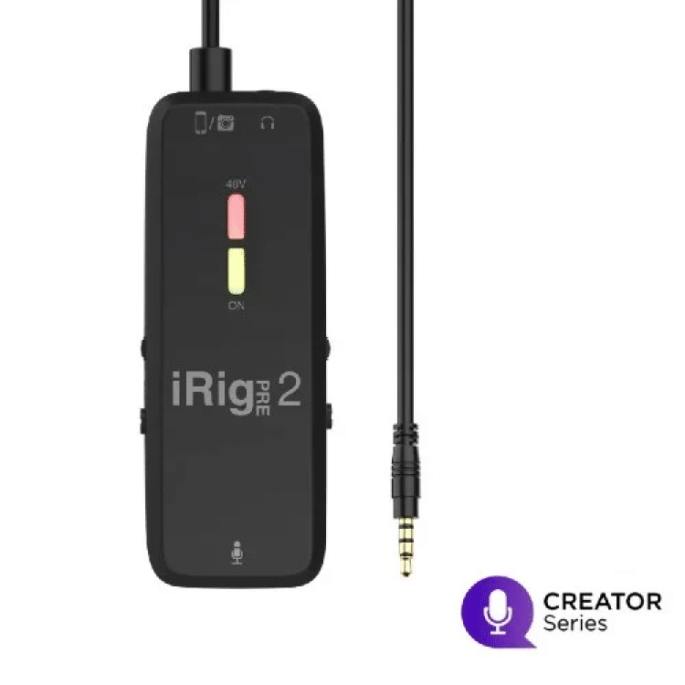 ממשק מיקרופון IK Multimedia iRig Pre 2