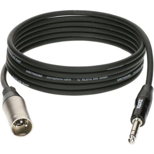כבל PL מאוזן - ‏XLR זכר 10 מטר ‏Klotz