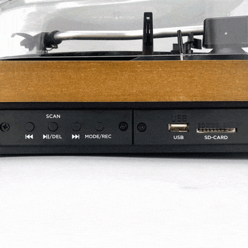 ⁦פטיפון עם רמקולים מובנים Aiwa GBTUR-120WDMKII⁩ – תמונה ⁦3⁩