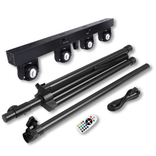 ⁦בר תאורה כפול מובינג לד כולל סטנד Shadow PL-30D⁩ – תמונה ⁦7⁩