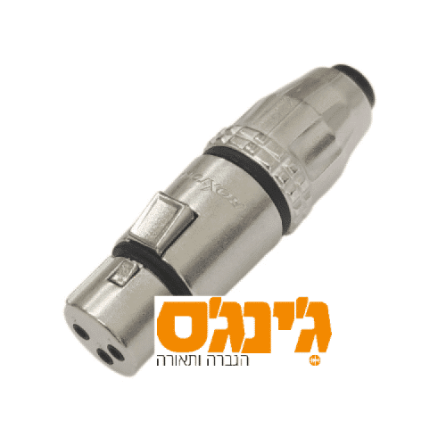 מחבר XLR F מוגן מים Roxtone